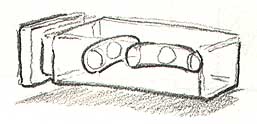 illustration of two way bubble level for digital panorama photograhy