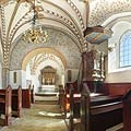 IInteractive Virtual tour - April 26th 2005 interior Panorama of Udby Church in Denmark - Build in 1105 imagine the labor involved in creating this building back then - this church were one of the churches of SF Grundvig who is a  well known Danish phiilosopher