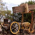 Interactive Virtual tour - Bulding a new drill rig at West Kern Oil Museum - Wooden Oil Pump from the Taft California Area