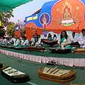 virtual tour qtvr panorama of the Song Krang festival in North Hollywood at Wat Thai temple